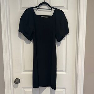 Zara Black Backless Dress